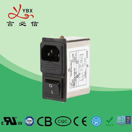 filtro bonde do poder do IEM 250VAC, linha filtro da C.A. do soquete do IEC 320 de ruído para a televisão