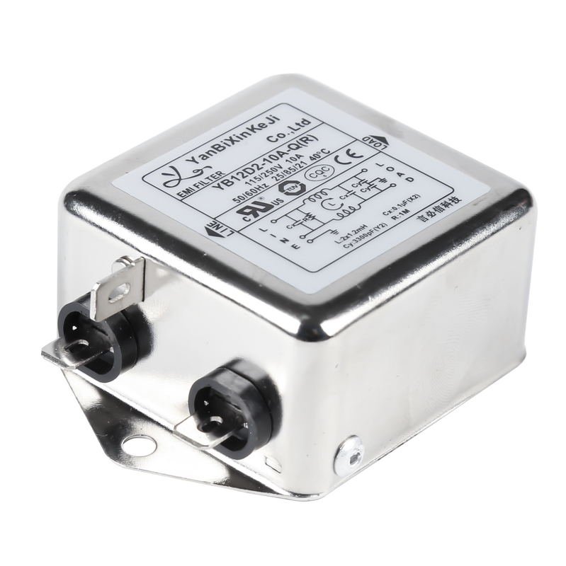 linha filtro do elevado desempenho AC/DC EMI Filter Single Phase Power da Um-fase