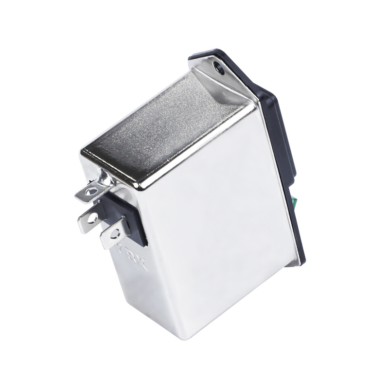 filtro de EMI Filter Power Entry Module da entrada do IEC de 220V 10A para a fonte de alimentação pequena