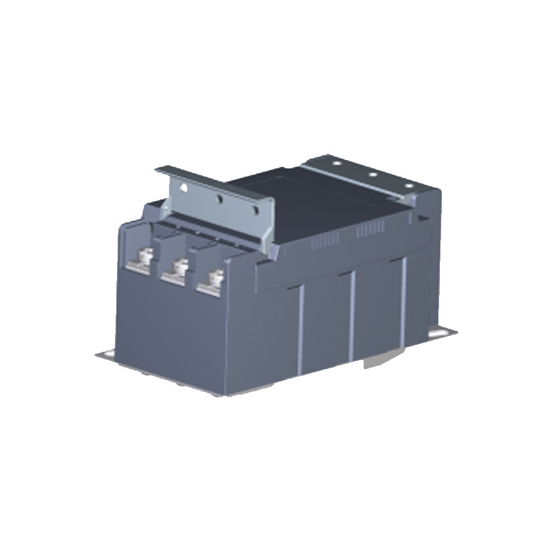 YBX Filtro monofásico de novo tipo Comboio de plástico seguro Filtro EMI/EMC com cobertura de bloco terminal