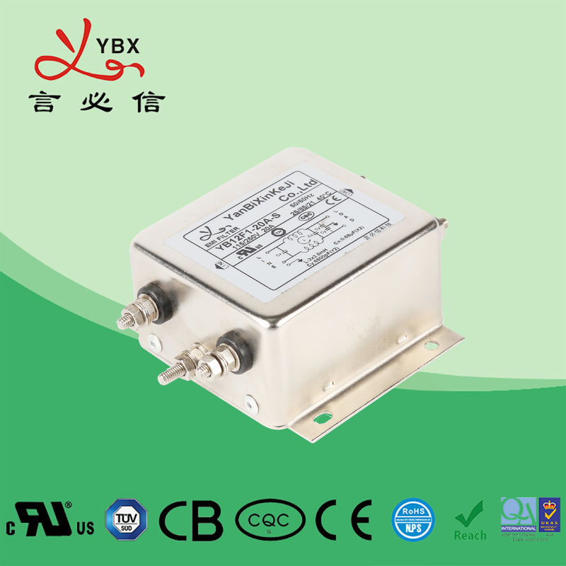 Material contínuo do filtro da corrente elétrica do IEM de F1 20A 50/60HZ IRF para o equipamento