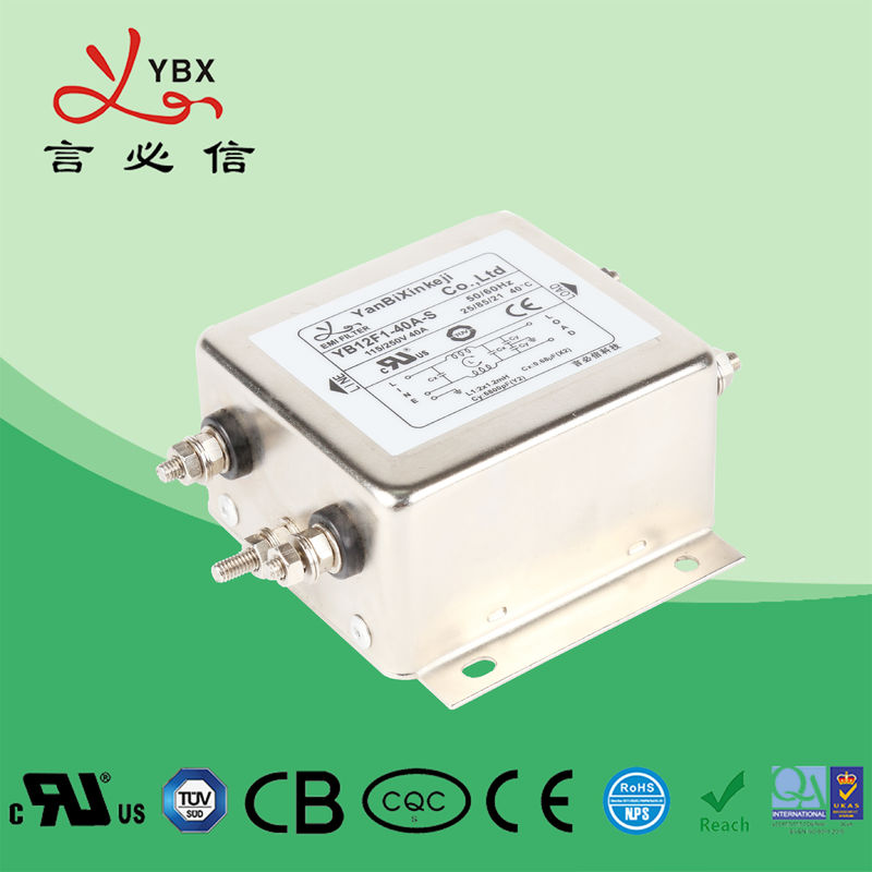 Material contínuo do filtro da corrente elétrica do IEM de F1 20A 50/60HZ IRF para o equipamento