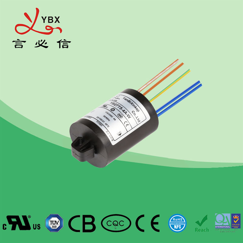 Filtro de ruído plástico da fonte de alimentação de Yanbixin 250V 16A para o aparelho eletrodoméstico branco