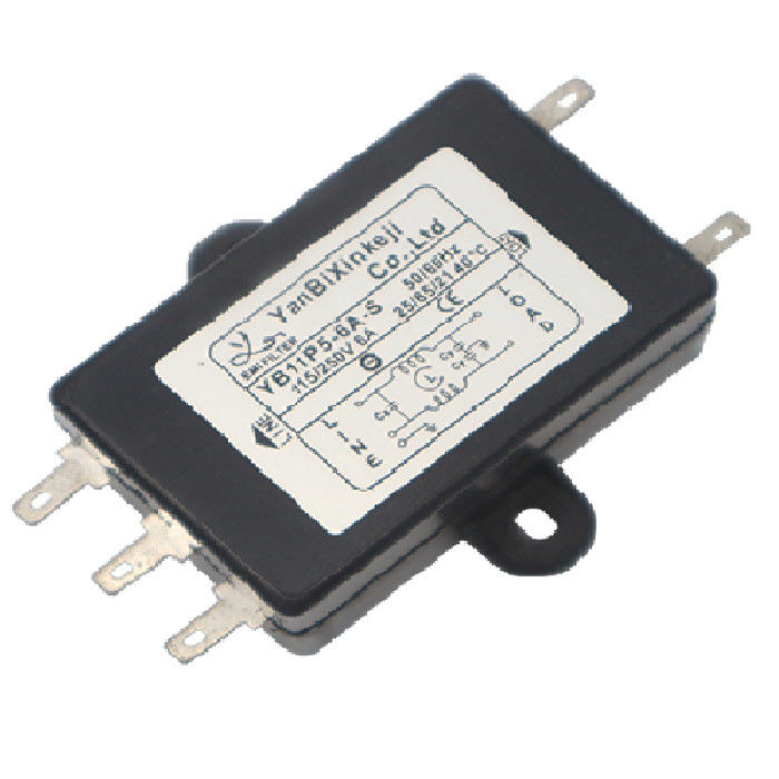 Filtro de IRF compacto da fase monofásica de 250V 10A RCL para o equipamento elétrico